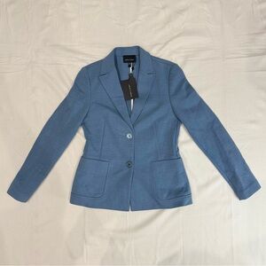 Judith & Charles Blue Tailored Blazer NWT Size 6